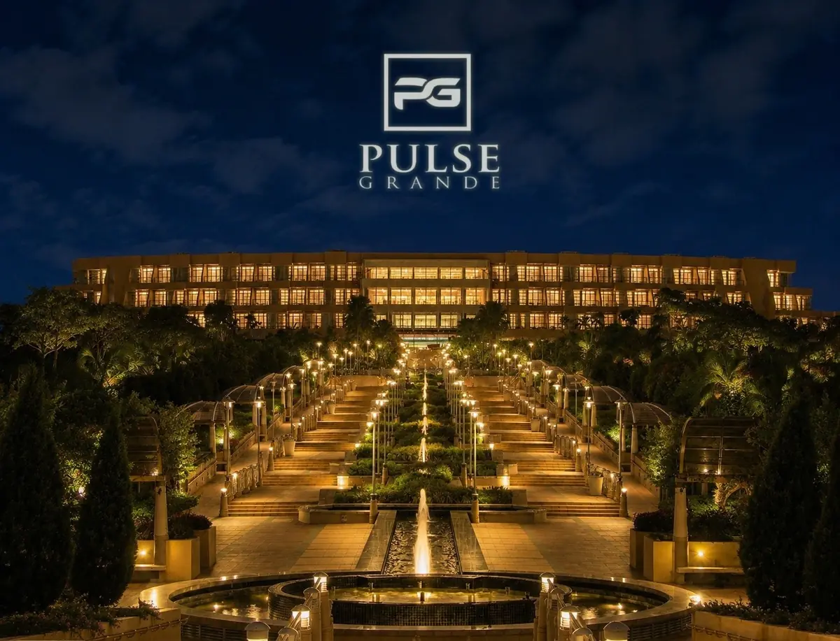 Pulse Grande Hotel exterior in Putrajaya at night